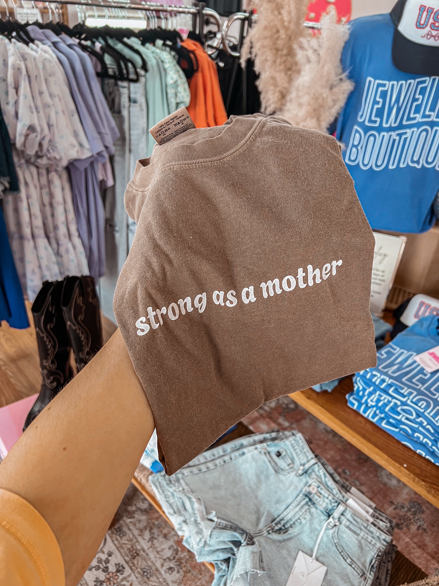 Strong as a mother cc tee