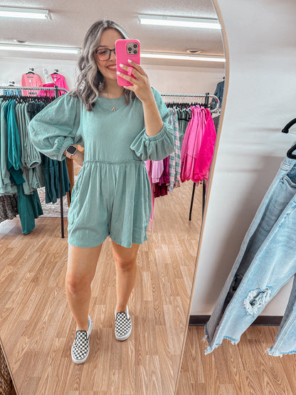 Spring robin BLUE babydoll romper